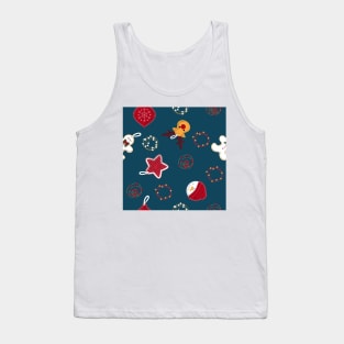 Christmas pattern crafts Tank Top